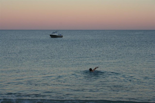 Early morning boat retrieval